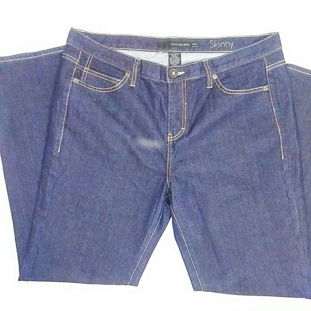 Calvin Klein Jeans Dark blue, skinny EUC 33 16 - Picture 4 of 8